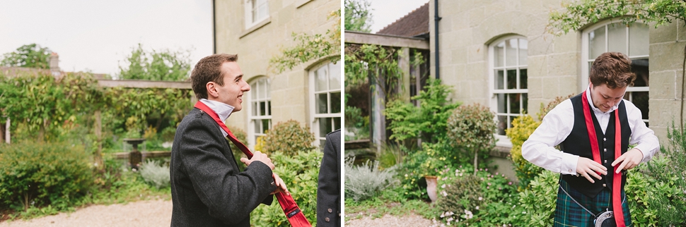 Groomsmen getting ready