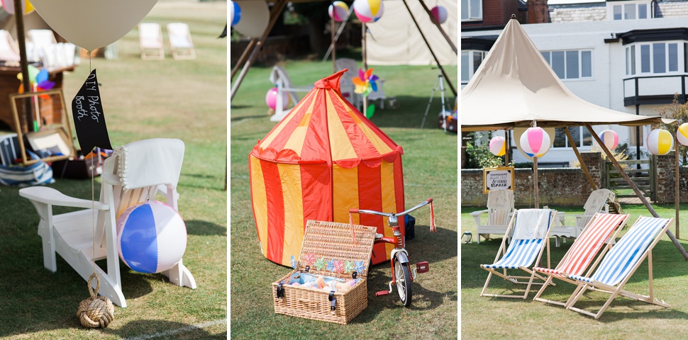 beach tipi wedding photos